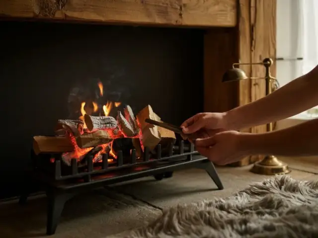 Jak układać brykiet w kominku? Klucz do ciepła i oszczędności!