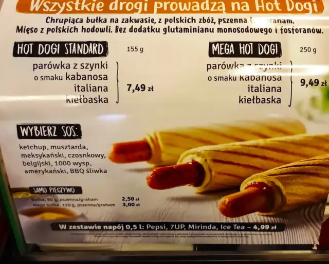 Ile waży duży hot dog Orlen? Zaskakujące fakty o jego wadze