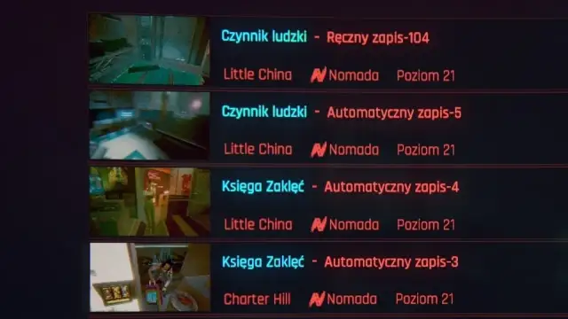 Gdzie znaleźć zapisy w Cyberpunk 2077 i uniknąć utraty postępu