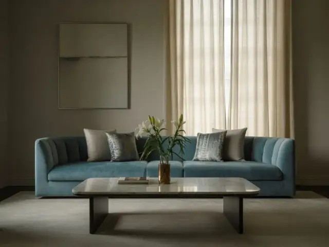 Jakie zasłony do niebieskiej kanapy - idealne połączenia kolorów i stylów