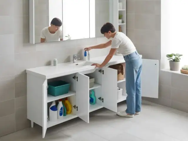 Ochrona szafki pod umywalkę: Skuteczne metody i produkty