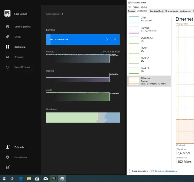 Jak szybciej pobierać gry na Epic Games i uniknąć frustracji z wolnym internetem