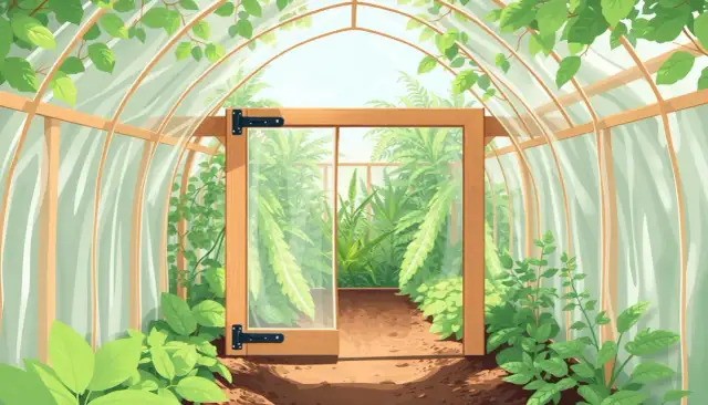 Jak zrobić drzwi do tunelu foliowego, by uniknąć problemów z wilgocią