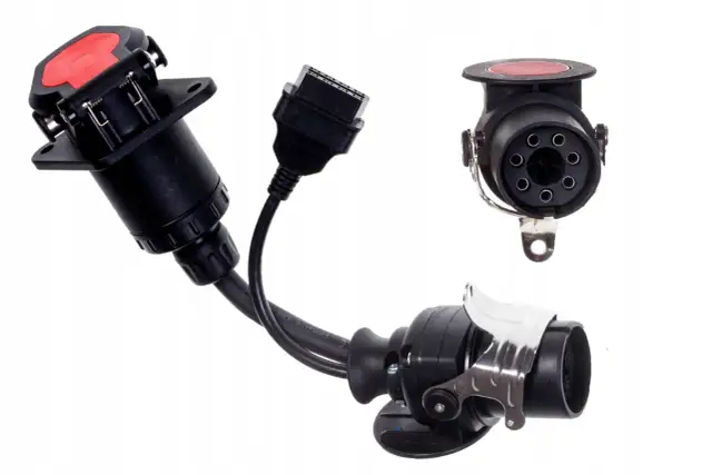 Żółty przewód naczepy ISO 7638: klucz do ABS/EBS i bezpieczeństwa