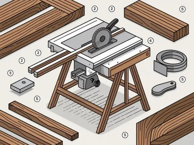 Zbuduj stół do pilarki: Precyzja i bezpieczeństwo DIY