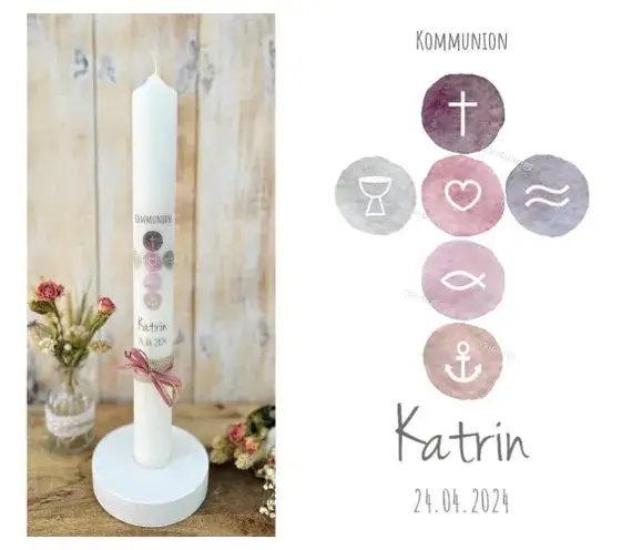 Świeca na Komunię: Z chrztu czy nowa? Poznaj symbolikę i wybierz