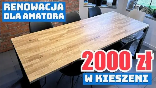 Jak odnowić stół ze sklejki i uzyskać efekt jak nowy bez wysiłku