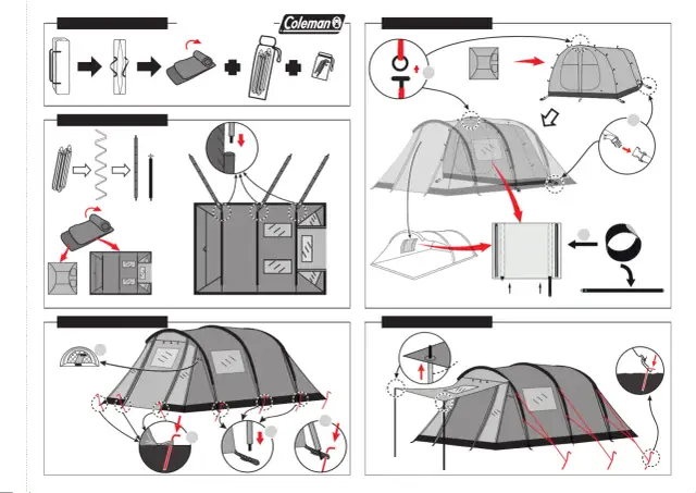 Jak złożyć namiot pop-up? Prosta metoda "na ósemkę"