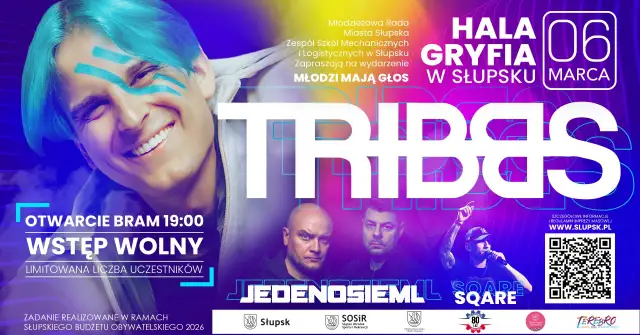 Kuba Dąbrowski stand up na wydarzeniu "Młodzi Mają Głos" w Hali Gryfia w Słupsku 6 marca. Wstęp wolny!