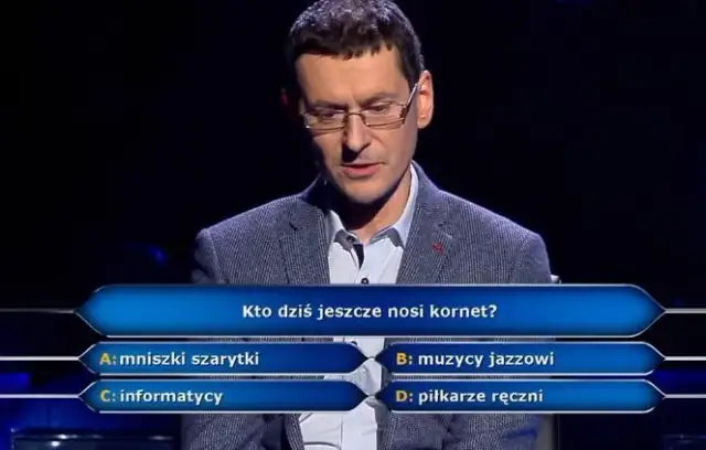 Kto nosi kornet w Milionerach? Zaskakujące odpowiedzi i historia