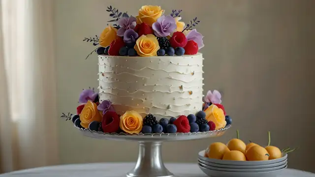 Torty z żywymi kwiatami i owocami: Elegancja i smak w jednym