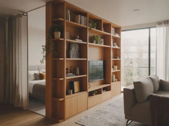 Salon z sypialnią w bloku: Sprytne triki na mały metraż