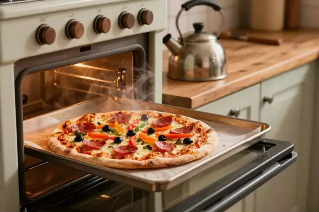 Jak odgrzać pizzę w piekarniku? Chrupiąca jak świeża!