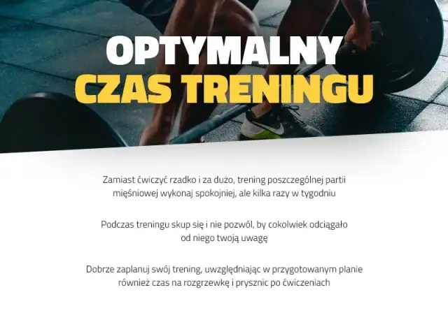 Ile powinien trwać trening siłowy na redukcji, aby uniknąć błędów?