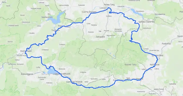 Szlak wokół Tatr ile km? Poznaj długości tras rowerowych i więcej