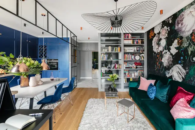 Jak urządzić mieszkanie w bloku 50m i maksymalnie wykorzystać przestrzeń