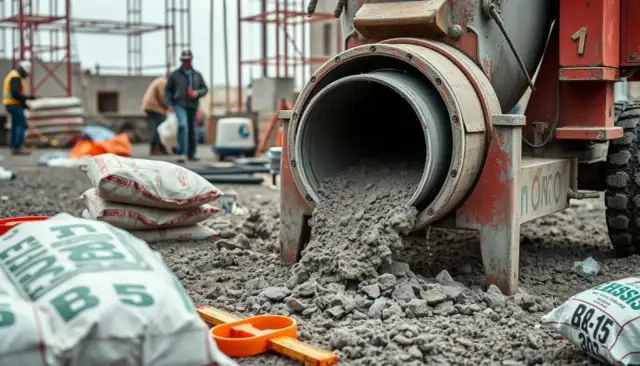 Ile cementu na betoniarkę 200 litrów? Oblicz dokładnie potrzebne ilości