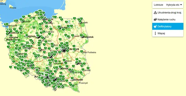 Defibrylatory AED na PG: Lokalizacje, mapa i jak używać. Bezpieczeństwo!