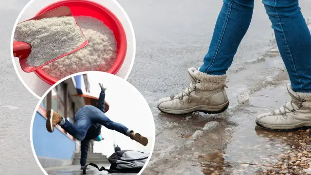 Czym posypać śliski chodnik, aby uniknąć upadków i kontuzji?