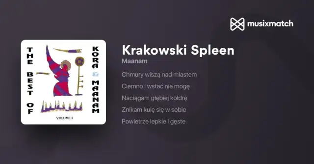 Krakowski spleen: tekst, symbolika i co naprawdę śpiewała Kora?
