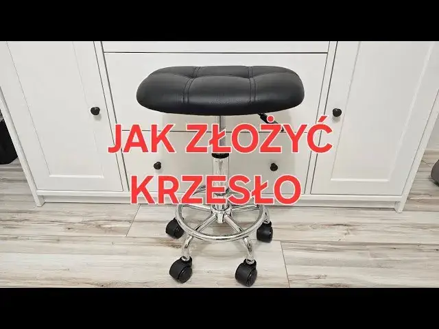 Jak złożyć krzesło obrotowe? Prosty przewodnik krok po kroku