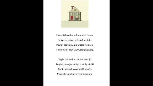 Paweł i Gaweł wiersz - poznaj ich niezwykłe charaktery i morał