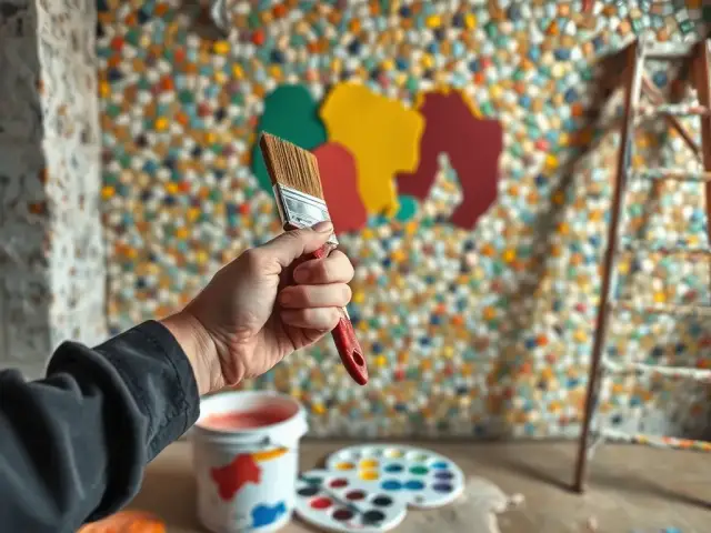 Jak skutecznie malować tynk mozaikowy – wybór farb i techniki malowania