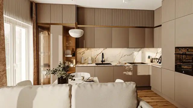 Co na ścianę w kuchni między meblami? Wybierz idealny materiał!