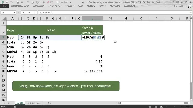Jak obliczyć średnią arytmetyczną w Excelu bez zbędnych błędów