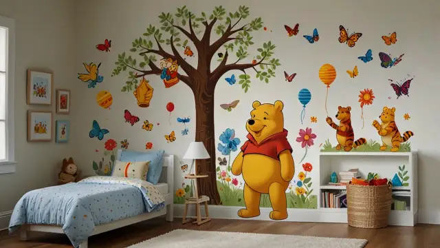 Naklejki Kubusia Puchatka: Jak udekorować pokój dziecięcy?