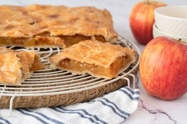 Deliciosa empanada de manzana y hojaldre: fácil y rápida de hacer