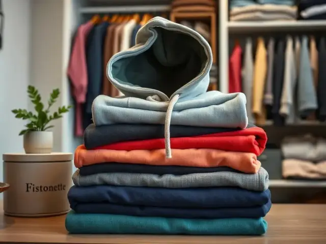 Jak składać bluzy z kapturem? Proste metody na porządek i miejsce