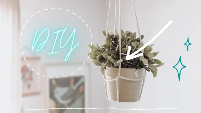 Twórz piękne wiszące doniczki DIY z łatwych materiałów i technik