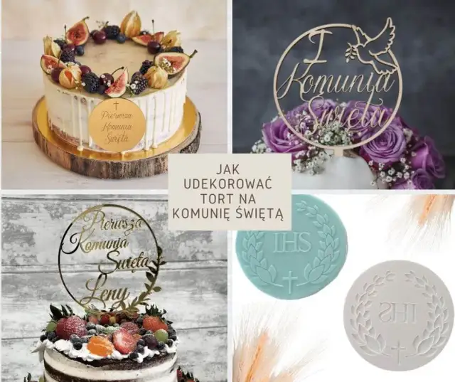 Świeczka na torcie komunijnym: czy wypada? Eleganckie dekoracje
