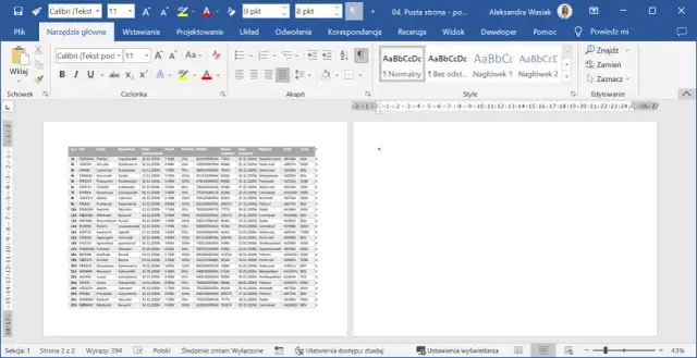Jak usunąć podział strony w Wordzie i poprawić formatowanie dokumentu