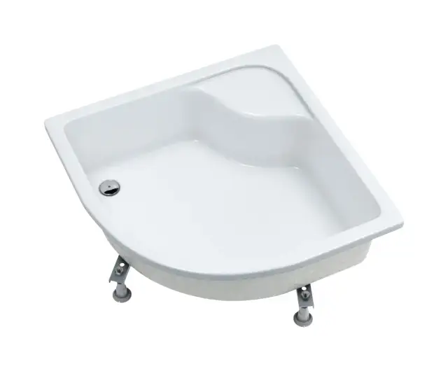 Brodzik 90x90 półokrągły konglomerat – idealne rozwiązanie do łazienki