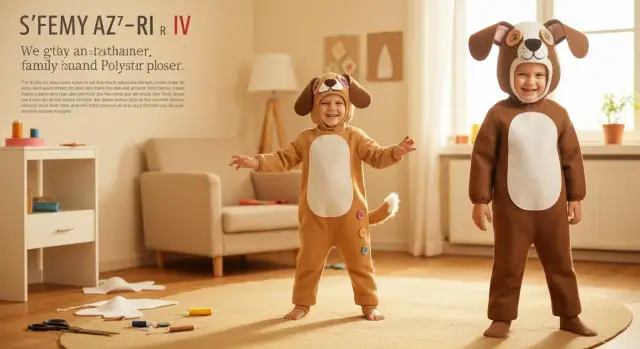 Strój zwierzaka DIY dla dziecka bez szycia? Zrób to krok po kroku!