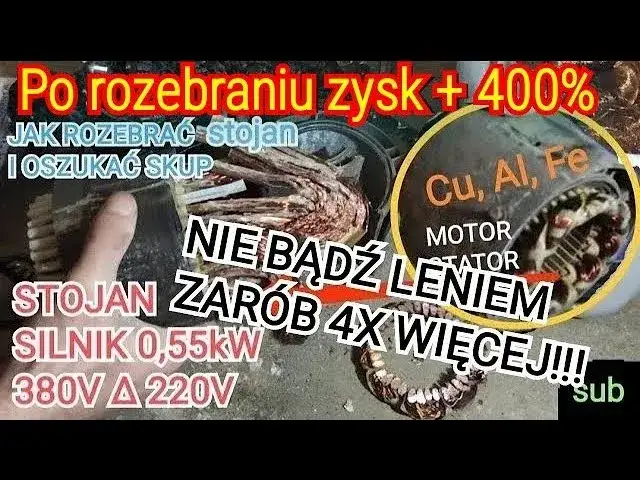 Jak rozebrać silnik elektryczny z miedzi - krok po kroku bez błędów