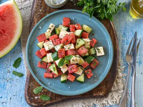 Feta Melonen Salat: Nie wieder wässrig! Das beste Rezept