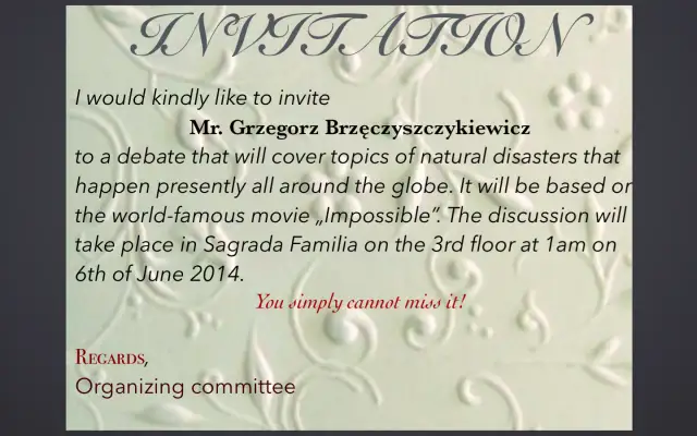 Jak napisać zaproszenie po angielsku? Wzory na każdą okazję!