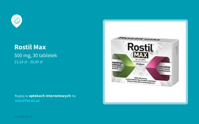 Rostil na żylaki: Cena, dawkowanie i gdzie kupić najtaniej?