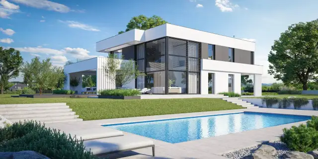 Tanie domy z płaskim dachem: zalety, koszty i oszczędności