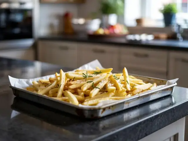 Jak długo piec frytki w piekarniku? Sekret chrupkości!