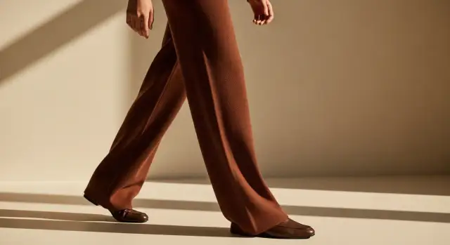 Eleganckie spodnie z dzianiny - styl, komfort i idealne dopasowanie