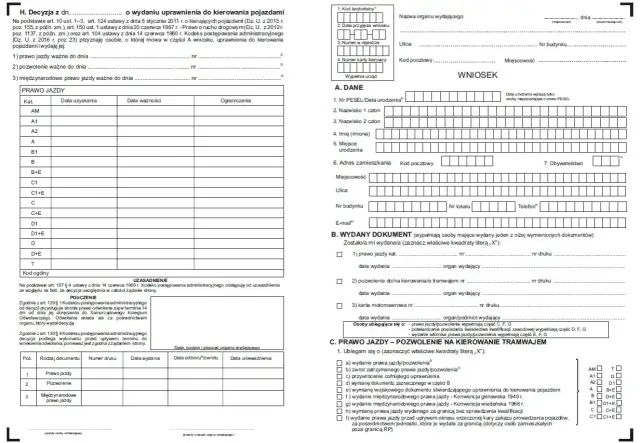 Gdzie jest numer blankietu prawa jazdy - znajdziesz go w 15 sekund