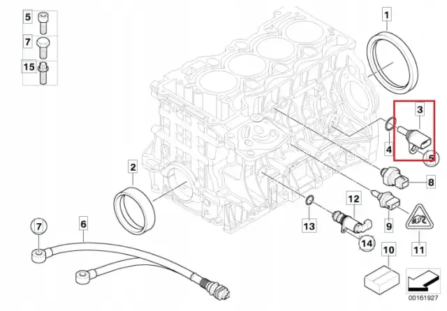 Czujnik położenia wałka rozrządu bmw e46 318i - gdzie go znaleźć?