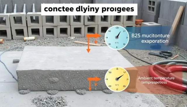 Ile wiąże beton B25? Kluczowe czynniki wpływające na czas wiązania