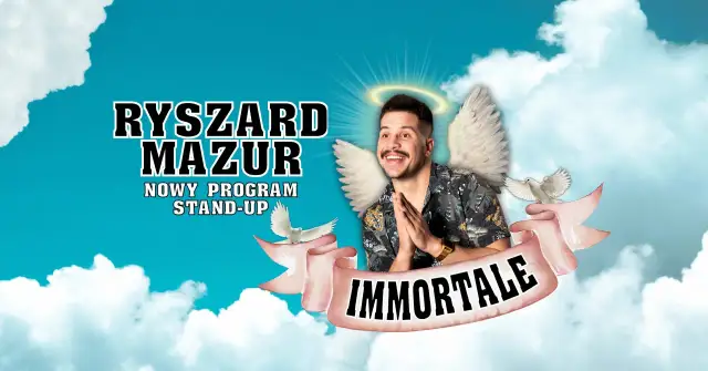 Ryszard Mazur w nowym programie stand-up "Immortal".