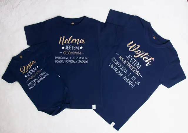 Bluzki dla rodziców i dzieci – wyjątkowe zestawy na każdą okazję