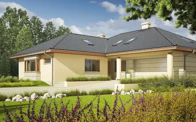 Dom w ananasach G2: Nowoczesny projekt domu dla rodziny